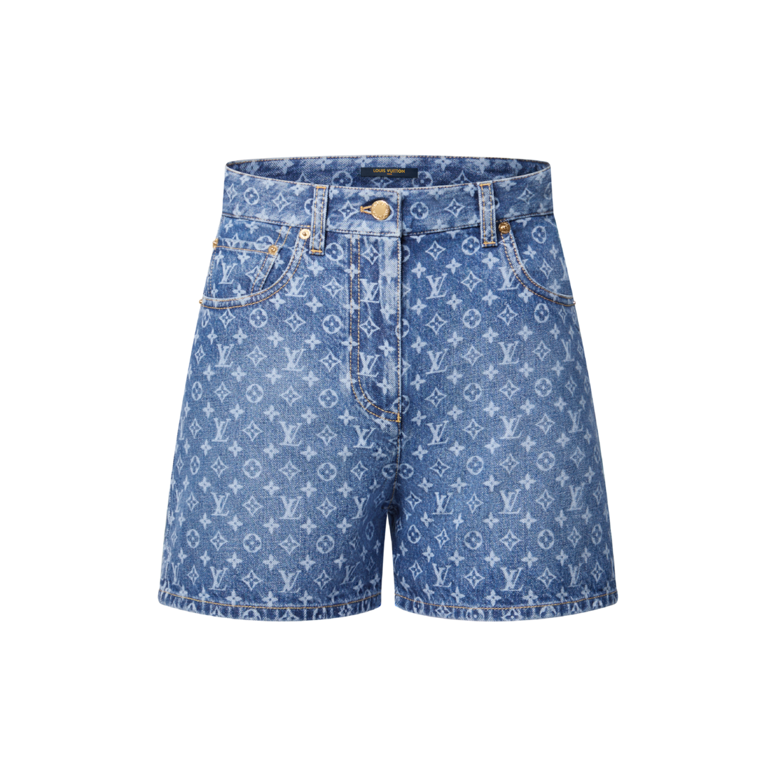 Monogram Denim Shorts - Ready-to-Wear | LOUIS VUITTON